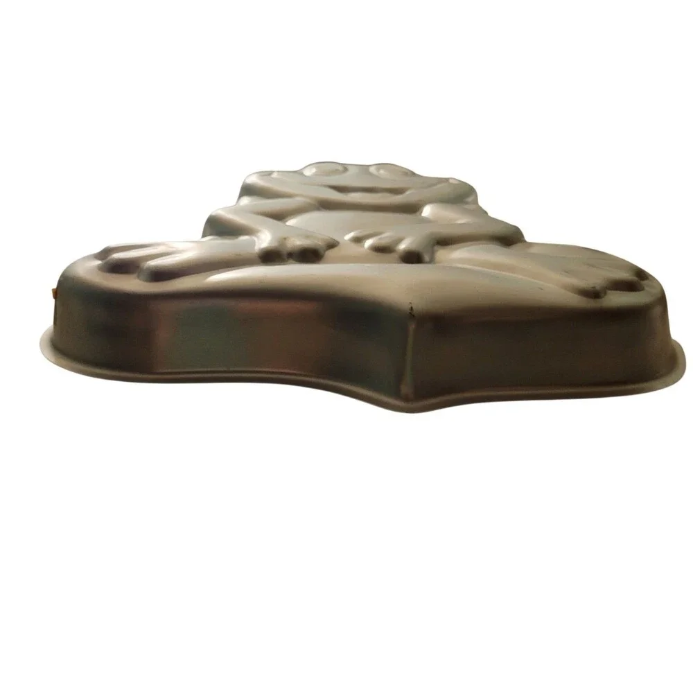 Wilton 1979 Vintage Aluminum Frog Cake Pan Mold #502-1816 Made In Korea